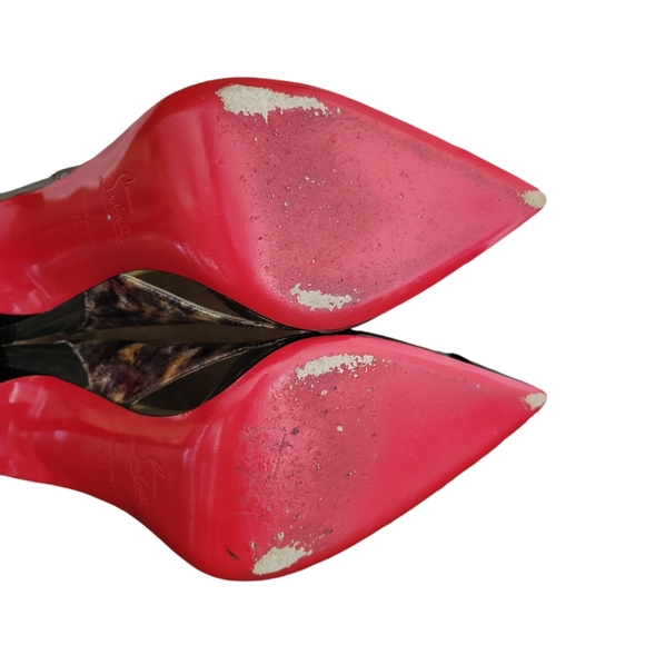 CHRISTIAN LOUBOUTIN Galata Heels 38 1/2 US 8 1/2 - Picture 10 of 12